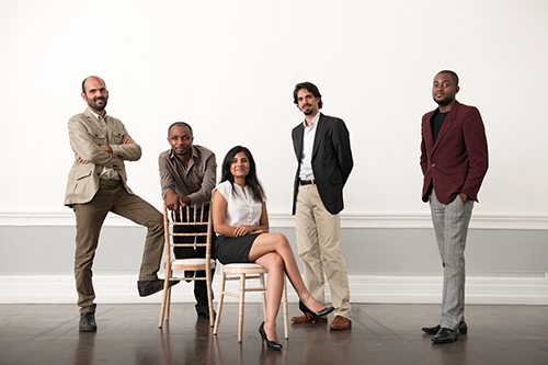 (왼쪽부터) 프란체스코 사우로, 올리비에 셍이마나, 니티 카일라스, 호삼 조와위, 아서 장