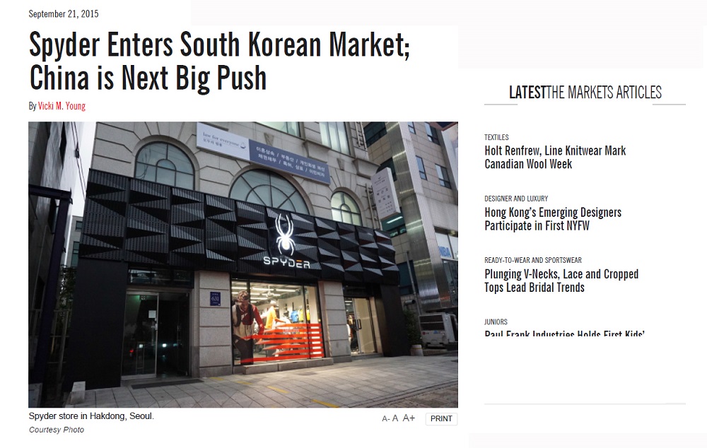 WWD, ‘스파이더’를 통해 바라본 한국 시장의 가능성 | 1