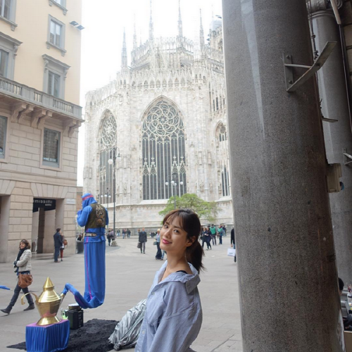 모델 포스 나나, 밀라노 여행 중 | 6