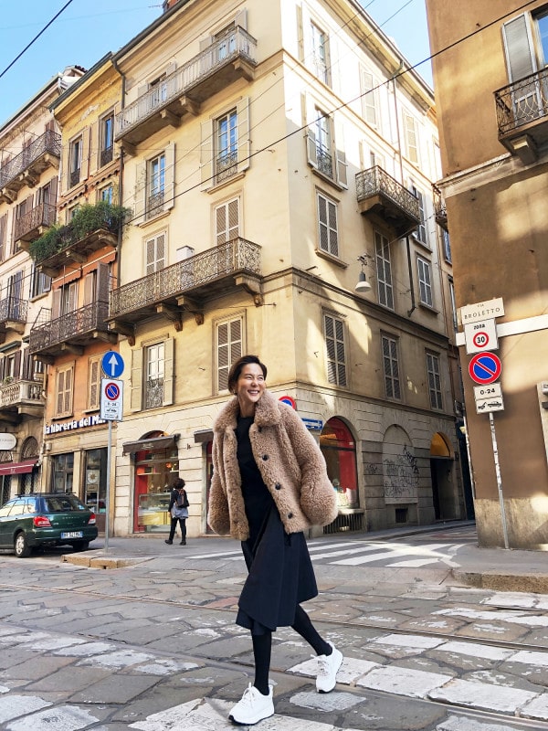 밀라노에서 만난 김나영의 가을 패션 | 9