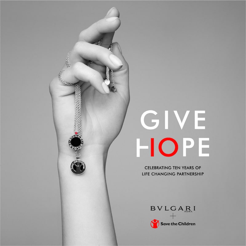 불가리, 세이브더칠드런과 #GIVEHOPE 캠페인 진행 | 1